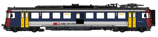 LS Models 17058S - Swiss Electric Railcar 540 039-5 of the SBB (DCC Sound Decoder)